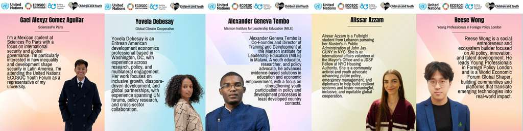 UNMGCY's tweet photo. The momentum is clear—young people are pushing systems to evolve 🌎🇺🇳

Highlighting Children and Youth at the 2026 ECOSOC Youth Forum! ✨ https://t.co/3UivbTkS8F