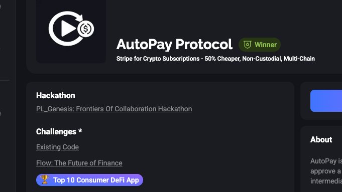 AutoPay tweet media