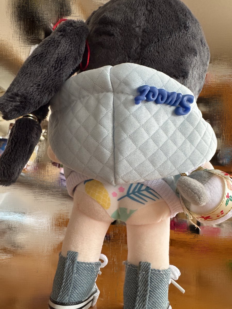 ぬい服ってお高くてもステキなの欲しくなっちまうよねぇ🩷ンダども一度お着替えしちまうと着ない有る有る…
手軽にいつも身に付けてられる物が欲しかったワッチの　なんちゃって水着シリーズ【裸族救済おぱんちゅ🩲🏝️】
思いもかけず皆様穿き続けて頂けてるの嬉し過ぎるでありんす☺️
 #水着  #ぬい服