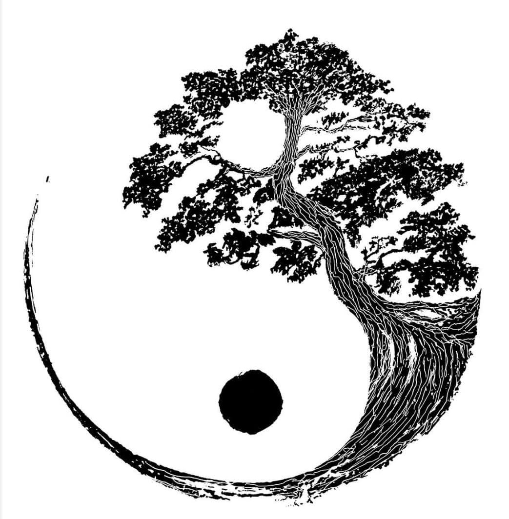 “Yin and Yang are two aspects of three; with three being circular infinite and unifying spiraling into One... the Tao.”

― Leland Lewis

[ Art • “Yin Yang Bonsai Tree Japan” by Swayshirt ]