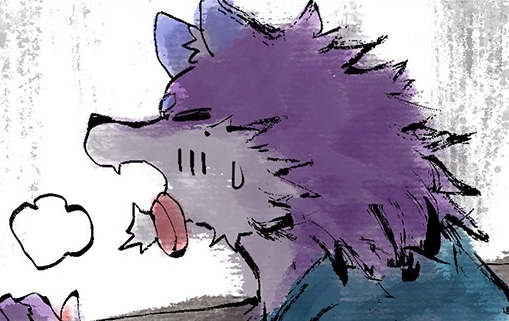 Looking back at the earlier chapters, Toorei looked so fierce when he first appeared. It’s such a huge contrast to the dork he became later on!

#Furry #RoarsAndWhispers