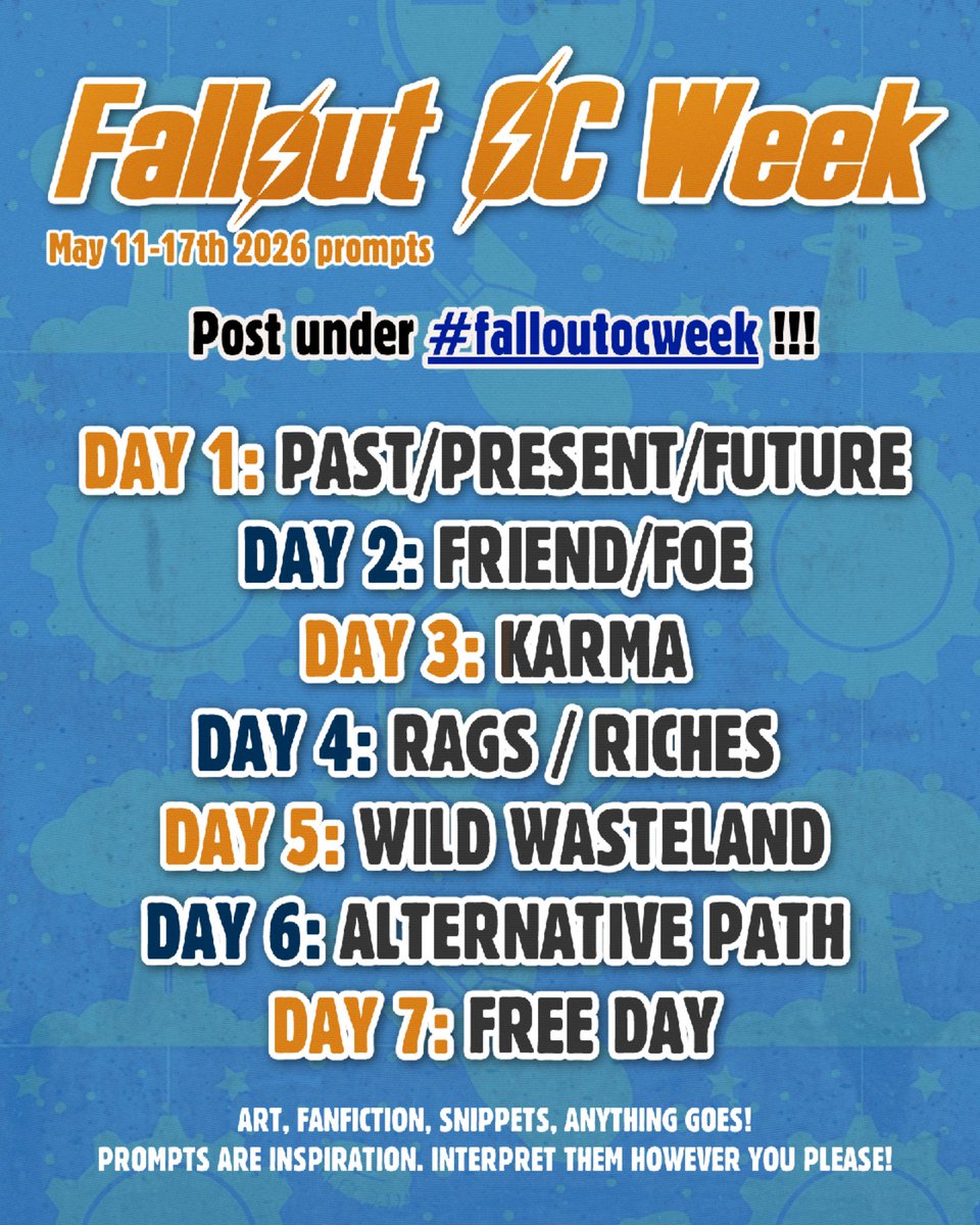 Fallout OC Week 2026 tweet media