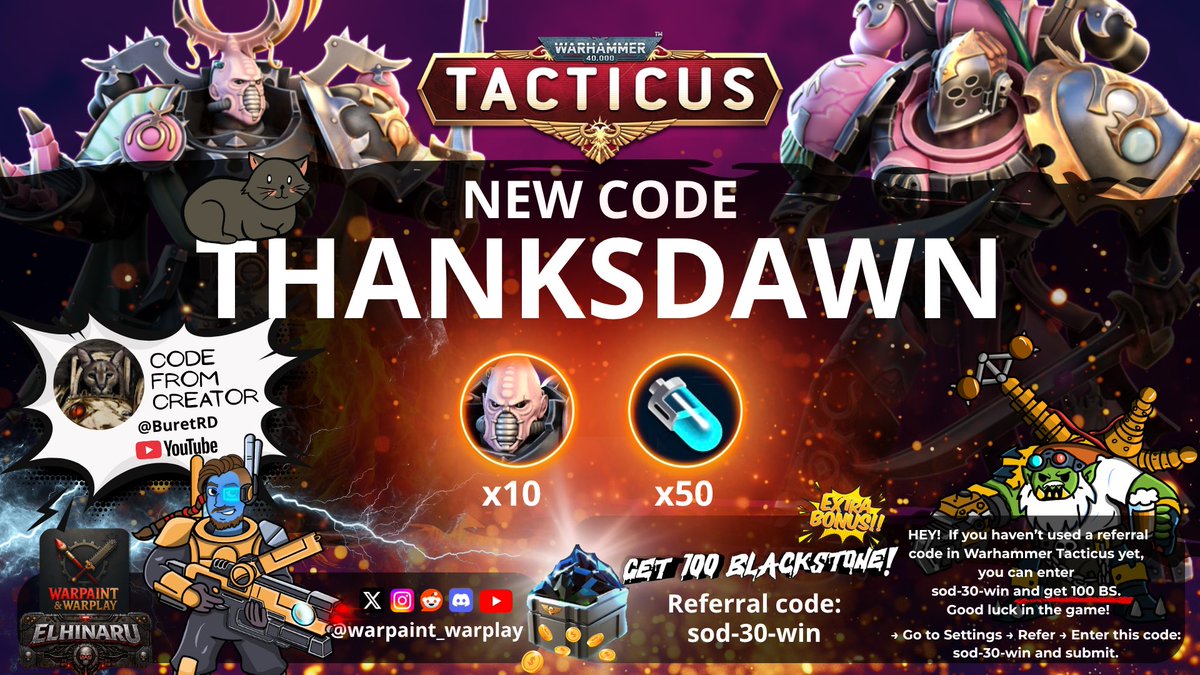 Warhammer Tacticus. Warpaint_Warplay by ELHINARU tweet media