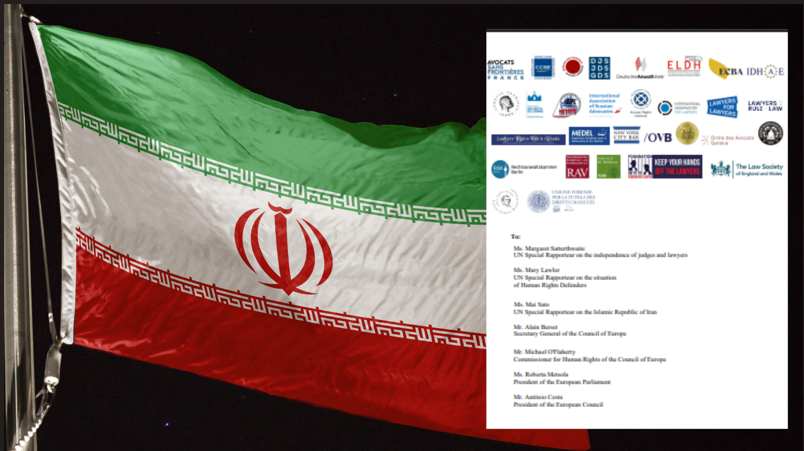 IBAHRI's tweet image. In #Iran, #lawyers &amp;amp; #HumanRights defenders continue to face persecution. Nasrin Sotoudeh arrested again. Reza Khandan still detained. A coalition including the #IBAHRI calls for their immediate release and respect for fundamental rights. 
Read &amp;amp; share: ibanet.org//document?id=I…