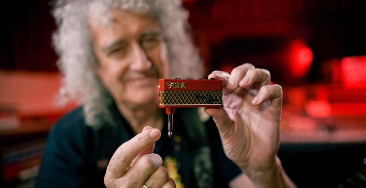 1484shibuya's tweet photo. 【アンプ・エフェクターフロア】再入荷!
ブライアン・メイとVOXが共同で開発した、
【amPlug Brian May】が再入荷です!
ブライアン・メイのトーンを誰でも体感できる
ヘッドフォンアンプとなっております!
#amplug #vox #brianmay https://t.co/9lLWiIAMSU