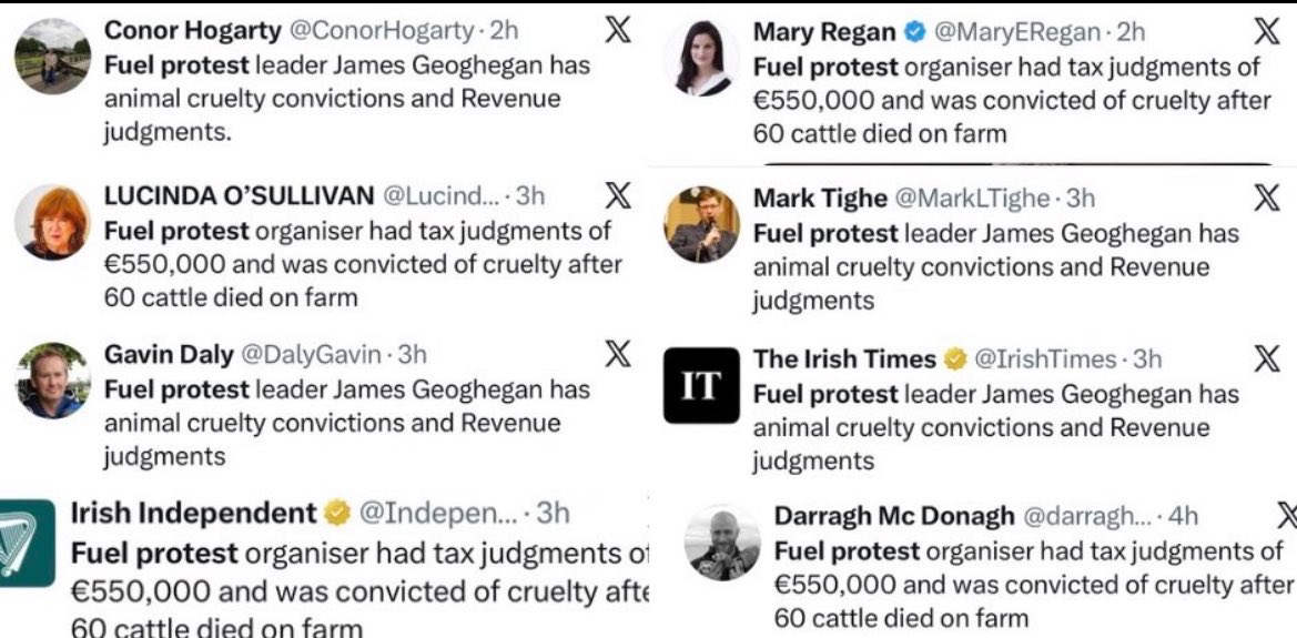 MiningGiant1982's tweet image. History has already judged the ‘just doing my job’ excuse and it didn’t pass. Pathetic &amp;amp; weak response!

Have you anything to say about this? If you think this is acceptable as journalism, then you’re not a journalist. 

#FuelProtest 
#IrishFuelProtest