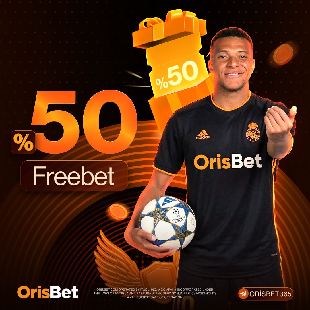 orisbettrr's tweet photo. 🏆 Sahada Yıldızlar, OrisBet’te Fırsatlar Konuşuyor!

🥇 Tek Seferde Tam 5.000₺'ye Kadar Tam %50 Freebet Kazanabilirsin!

⚽️ Sahada Mbappe, Bahiste Sen!

⚽️ GÜNCEL GİRİŞ (https://t.co/ffmPV5pXXE) https://t.co/OSijxv3L8B