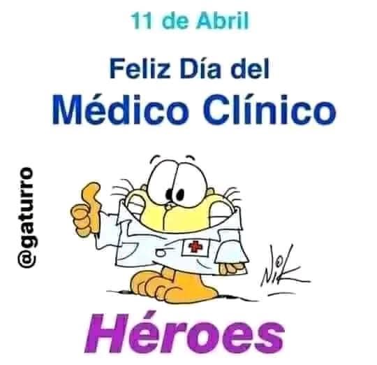 Muchas felicidades para todos los médicos clínico. #CubaEstáFirme #SanctiSpíritusEnMarcha