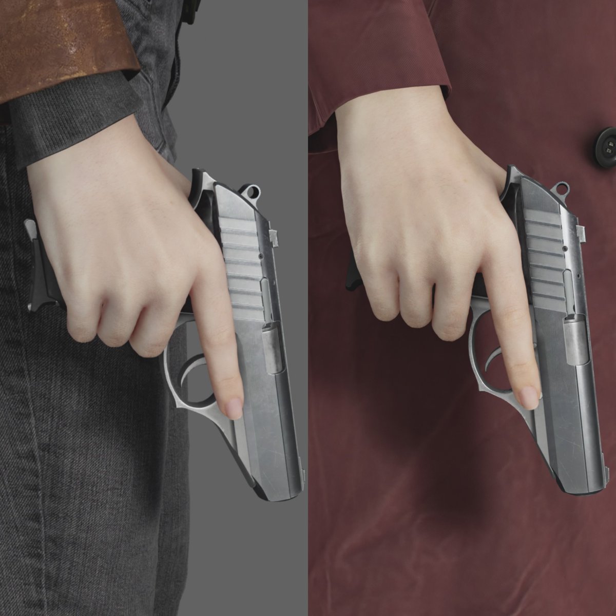 グレースが初任給で買った銃って､アリッサが持ってたのと一緒なんだね｡

"手の小さいグレースは護身用に私物として…" 

アリッサも同じ？

#REBHFun 
#バイオレクイエム