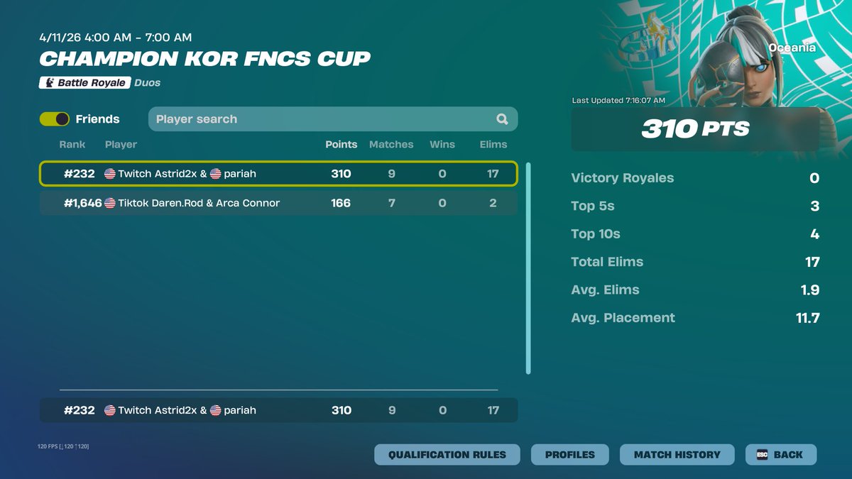 dont qual OCE with <a href="/itsastrid2x/">Astrid</a> all because hes getting kicked out of the 1 game we had everything, THEN these OCE kids have the audacity to shoot me through a full built floor that was never edited