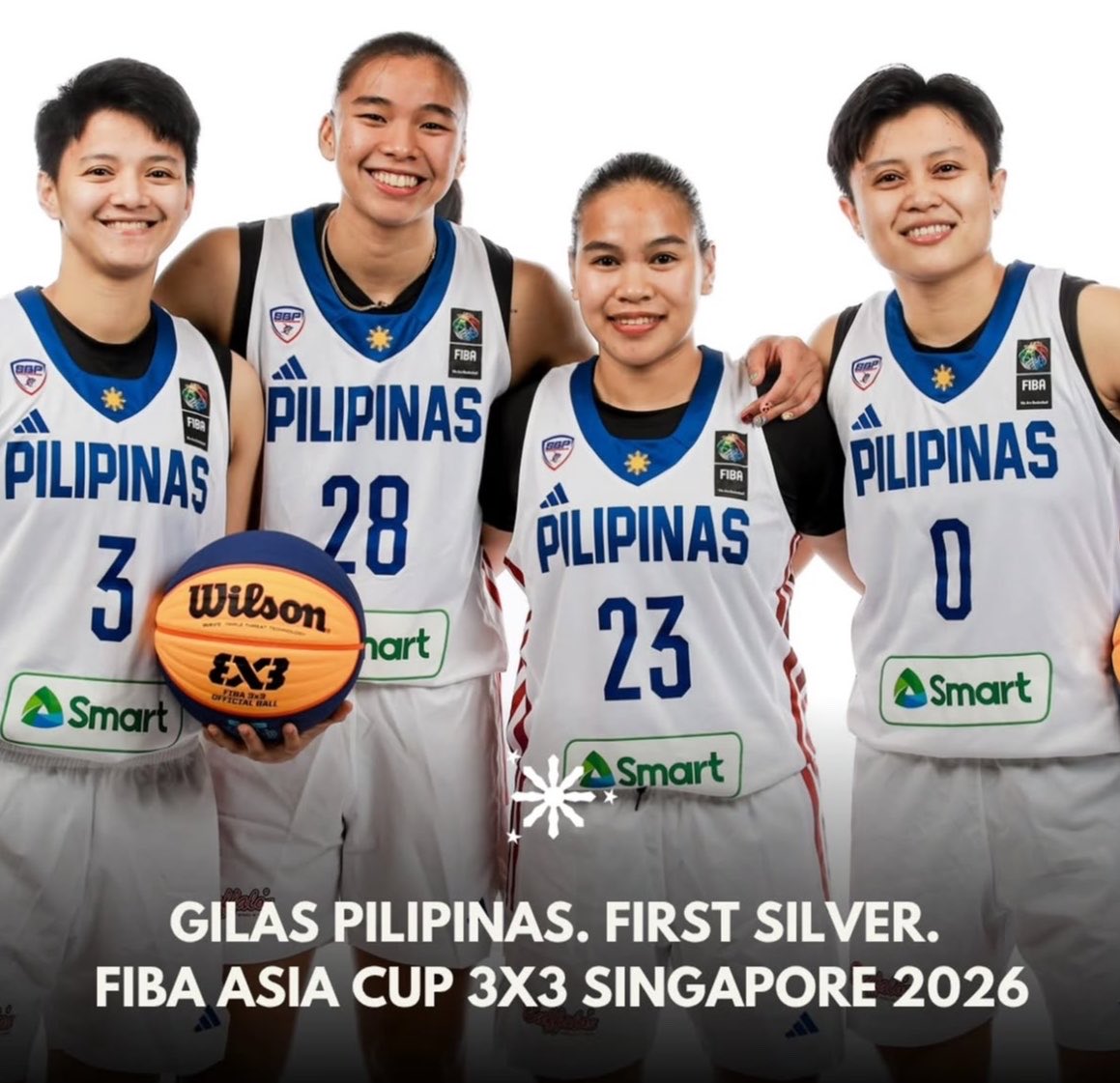 BINI &amp; SOPHIA LAFORTEZA 💃
ALEX EALA 🎾
FILIPINAS ⚽️
GILAS 🏀

Our strong &amp; talented women continue to make herstory and show that we belong on the global stage. 

ABANTE BABAE! 🙌🤩🇵🇭