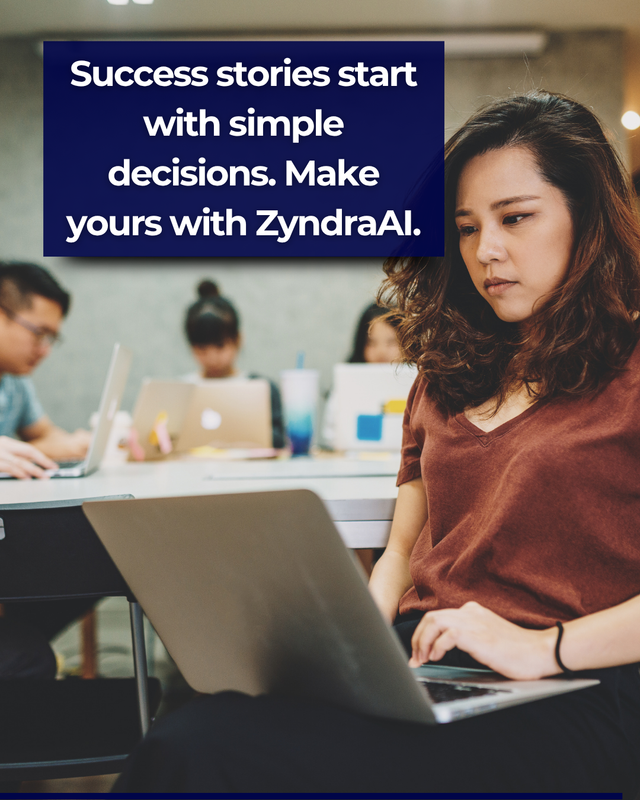 ZyndraAI's tweet photo. Behind every successful business transformation is someone who decided to try something new. 💡 

#SuccessStory #MakeTheChoice #AIchatbots https://t.co/khvRASVG7U