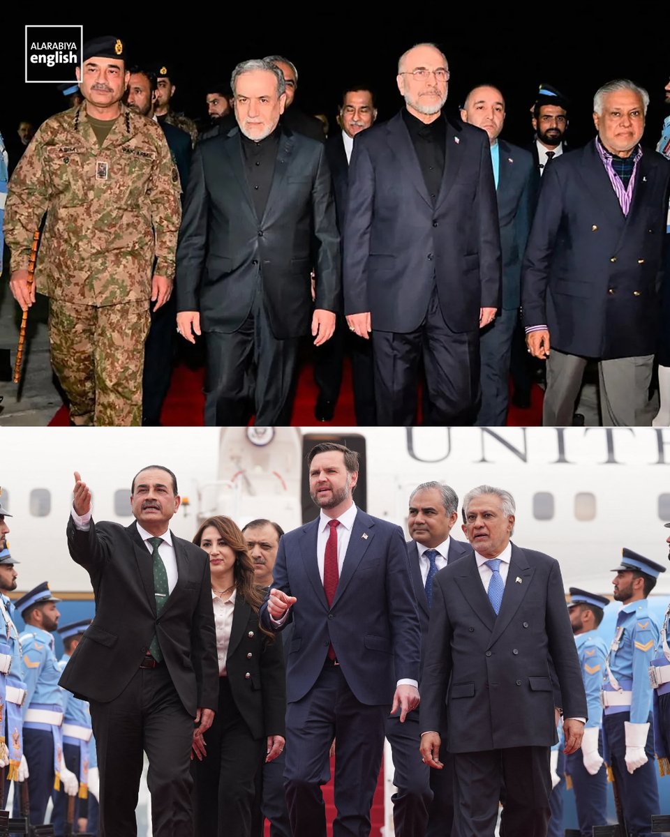 Pakistan Army Chief Asim Munir receives the Iranian delegation in military uniform, but wears formal attire when receiving the US delegation.