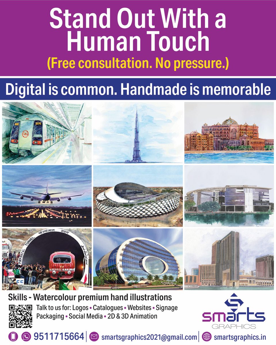SmartsGraphics's tweet photo. Digital is common.
Handmade is memorable.
Add a human touch to your brand.
#Handmade #Watercolor #Branding #DesignStudio #Creative https://t.co/fpo3AZKSv1