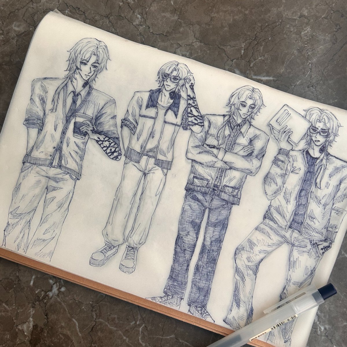 kaiiirine's tweet photo. if im not posting, its on my sketchbook #kis #kaisertwt #sketchbook https://t.co/1V4jjigOyq
