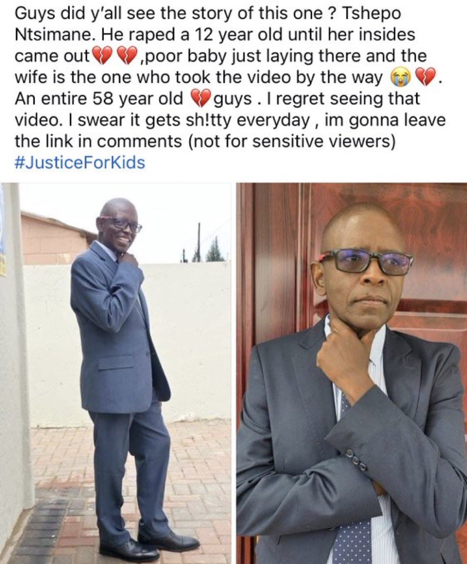 Hlela_Lulubel's tweet photo. Kanti what do we have to do for the death penalty to be considered for such cases 💔💔💔😩😩😩 https://t.co/qQHe8b9b9Q