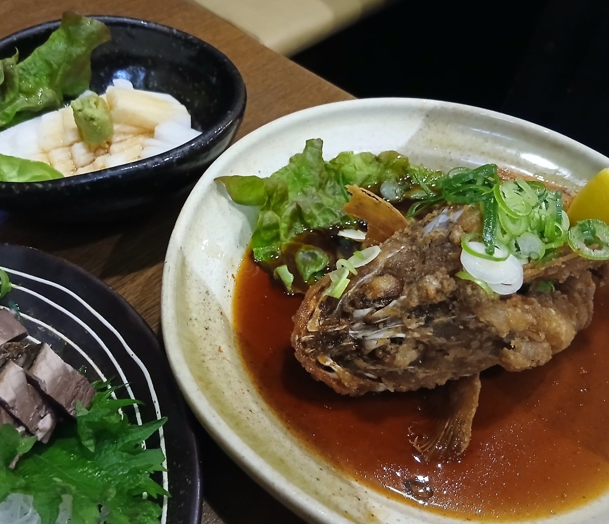 カサゴの唐揚げ、メチクチャ美味しかった。昔は雑色まで食べに行ったんだ。骨までボリボリ食べれて、大好きなんだ。