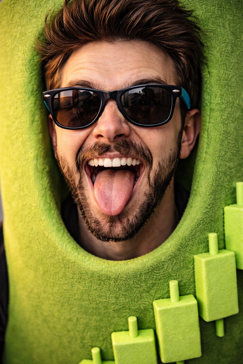 Green Candle Man tweet media