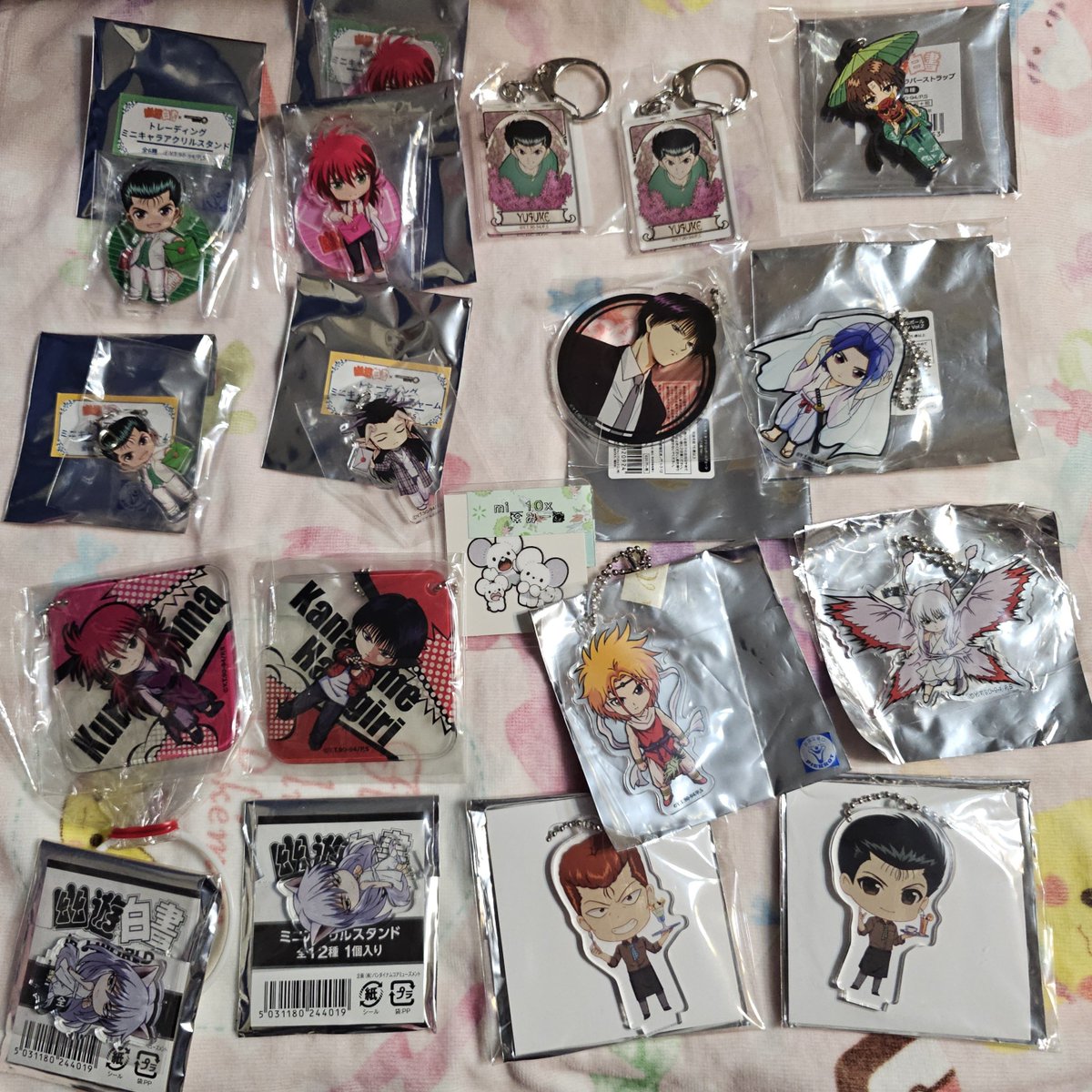 mi_10x's tweet photo. @no_TL
【交換 譲渡】幽遊白書
譲→ラバスト、アクスタ、アドアーズ、セガコラボカフェ ぴえろ40周年、AnimePlaza、キャラウム、DMMくじCHARA NOUVEAU
蔵馬、幽助、コエンマ、妖狐、桑原、朱雀、刃霧

求→別ポスト求めている物他同異種飛影陣>他ご相談
譲渡額2枚目+送料 https://t.co/sIIYzZ55yu
