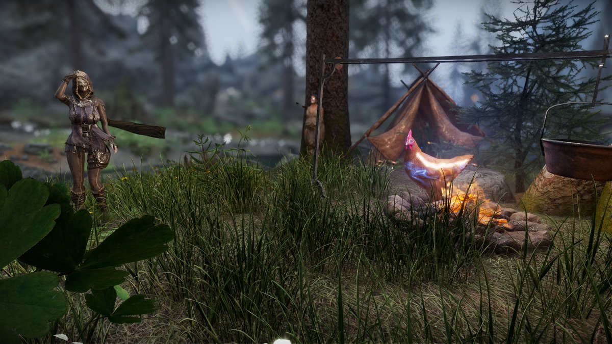 ニワトリも戦力ですわ👀

#スカイリム #Skyrim #SkyrimSE #SkyrimAE 1.6.1170