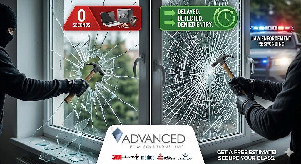 ex3m's tweet image. Advanced Film Solutions properly applied shatter-resistant window films from industry leaders #3MUltra #LLumar, Madico, and Avery Dennison transform standard glass into a resilient barrier. Florida Safe Tampa Bay tinyurl.com/3pu92fny