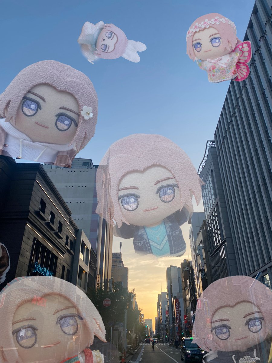 今日カフェ活しようと思ってたのにぬいを忘れてしまいずっとこれだった（カフェには行かず帰宅）