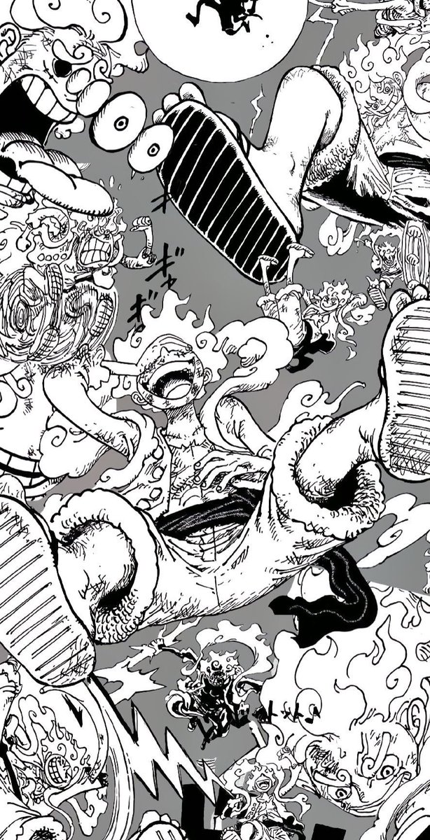onepiecepanel's tweet photo. Luffy Gear 5 https://t.co/kfHBCzmtA3
