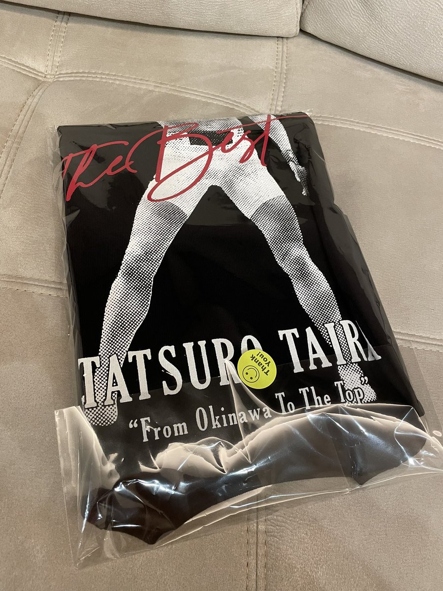 Tatsuro"The Best"Taira big silhouette Tee
届きました！
これ着て5月10日UFC視聴します。📣