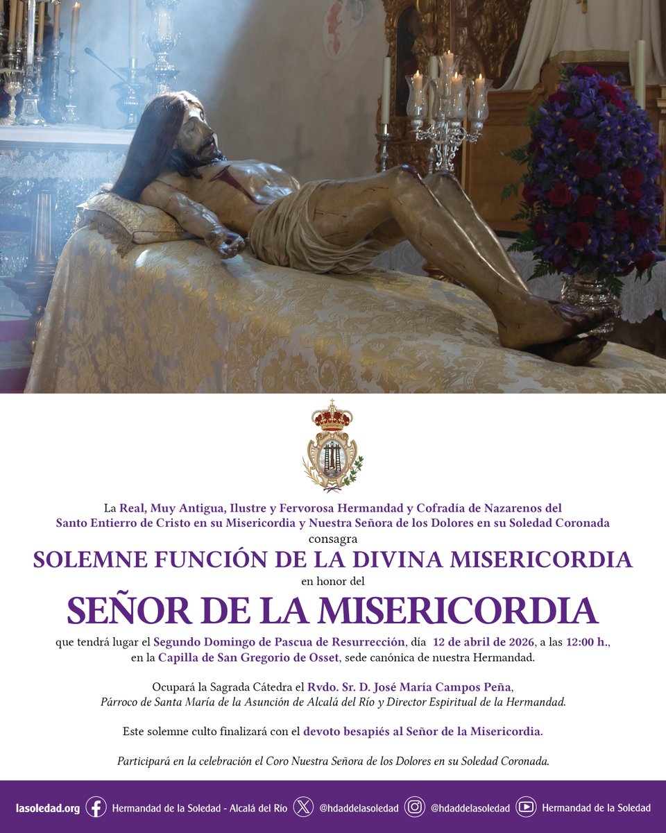 Hermandad de la Soledad de Alcalá del Río tweet media