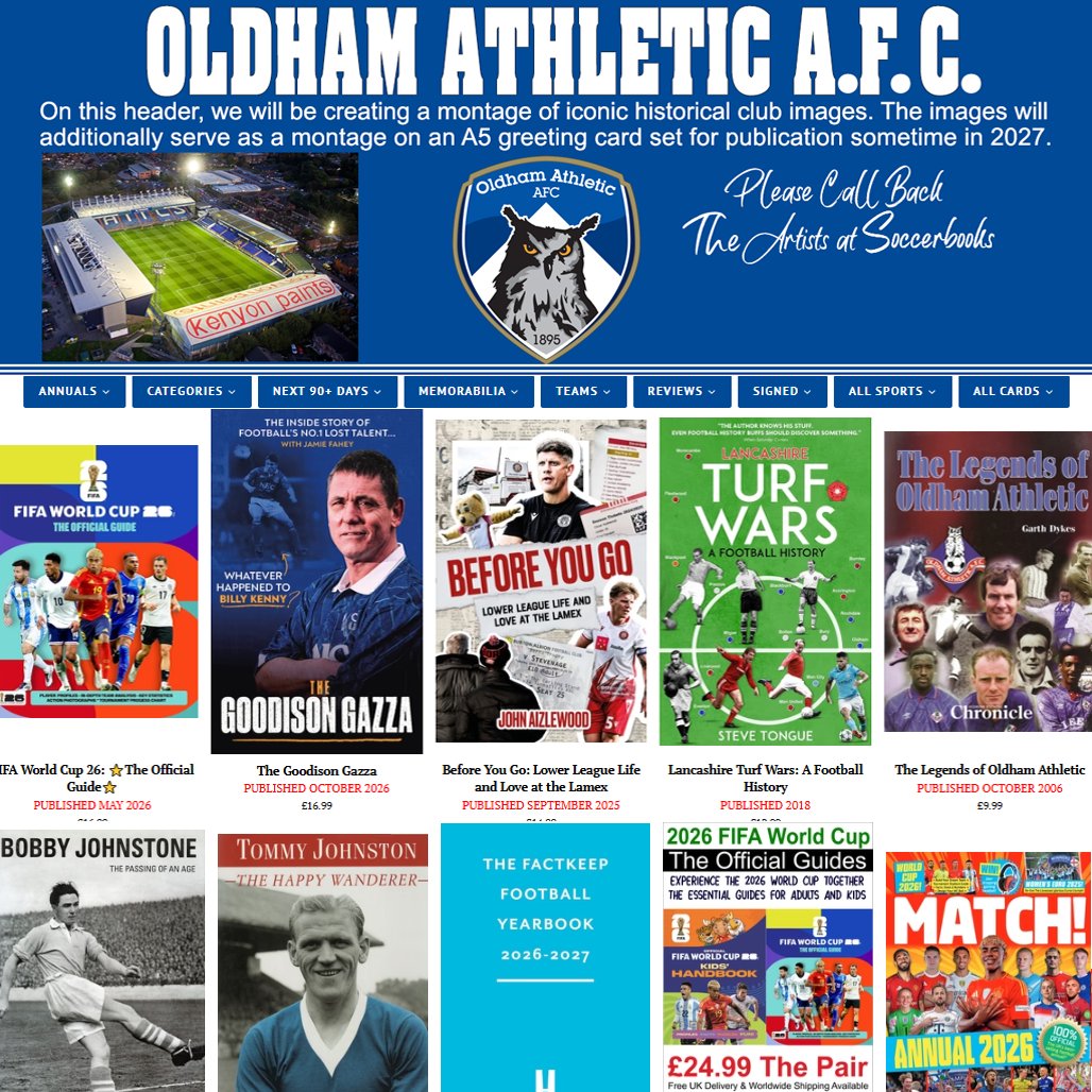 SOCCER BOOKS NEXT & LAST 90 DAYS PLUS tweet media