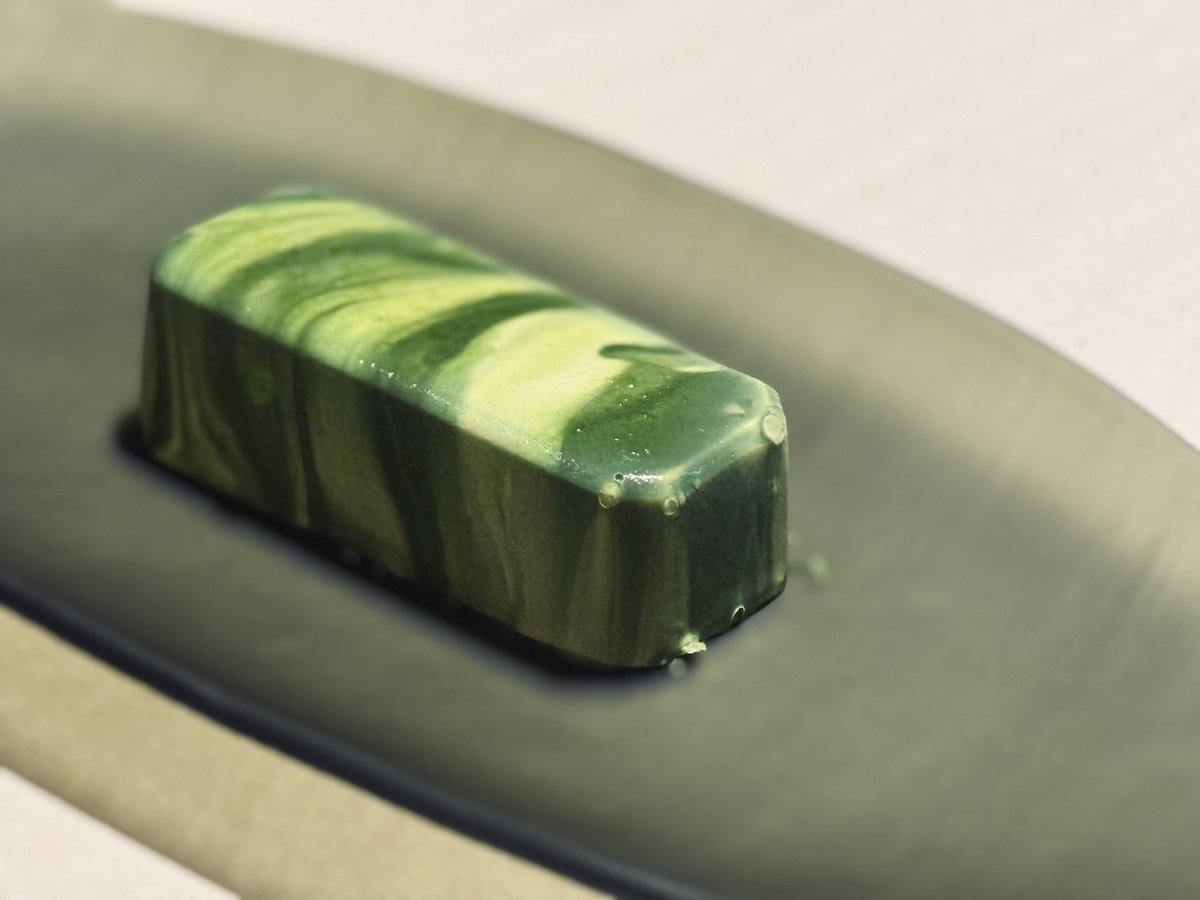 Behind_8_Ball's tweet image. 신기한 마블 치즈무스케이크 디저트로 오늘 식사 마무리