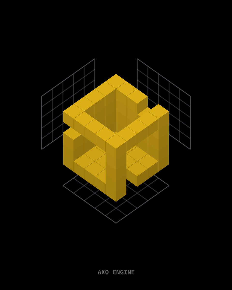 Axoengine's tweet image. Color: First tests with tinted voxels.

—-

Color: primeras pruebas con piezas tintadas.

#axoengine 
#technicaldrawing 
#voxelart
#voxelcolor