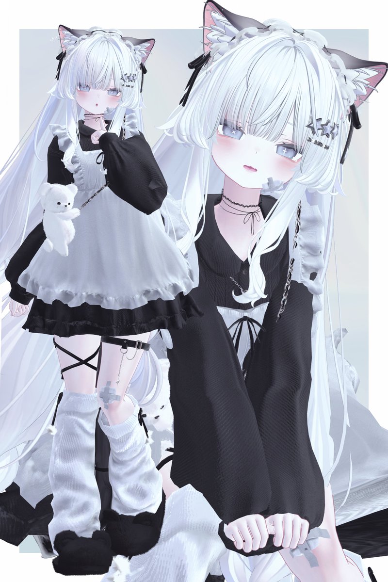moti_moti_vrc's tweet photo. ﾈｺﾙﾙﾈ🐾 
#rurune3D #ありすふく https://t.co/wf7R0aVwkw