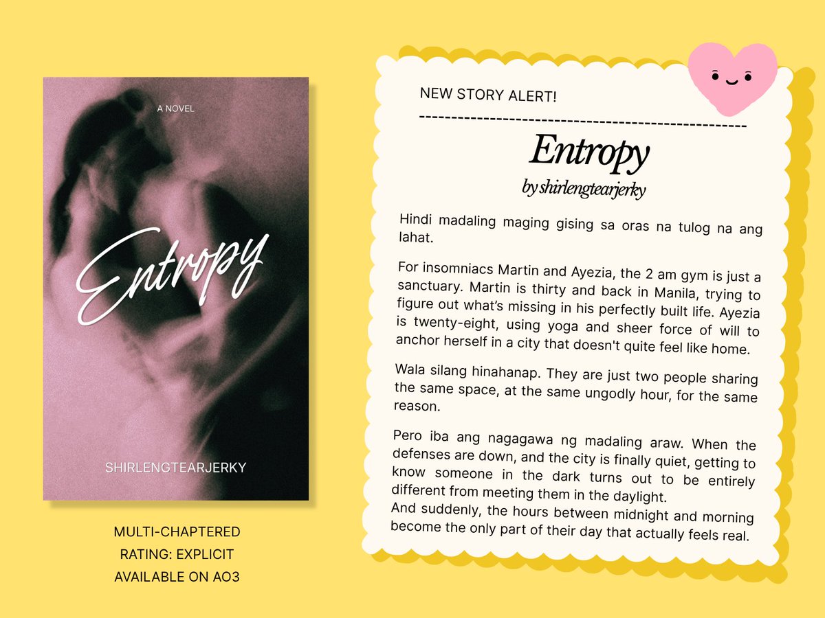 meet martin and ayezia.

entropy
a mixed media novel by shirlengtearjerky

soon on ao3