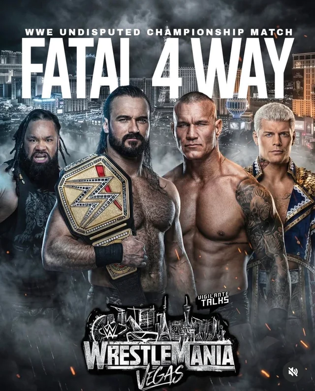 honestly we would've been better off with the fatal 4 way at for the wwe title at mania