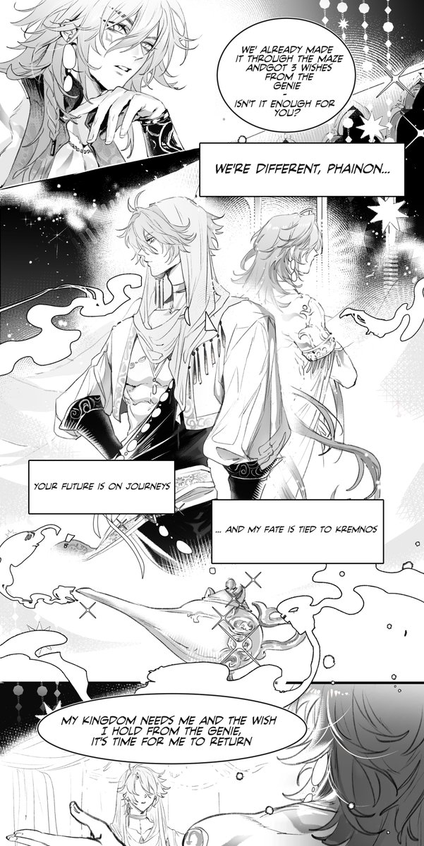 AsterCatto's tweet image. ✨Short comic ✨

#phaidei #厄敌