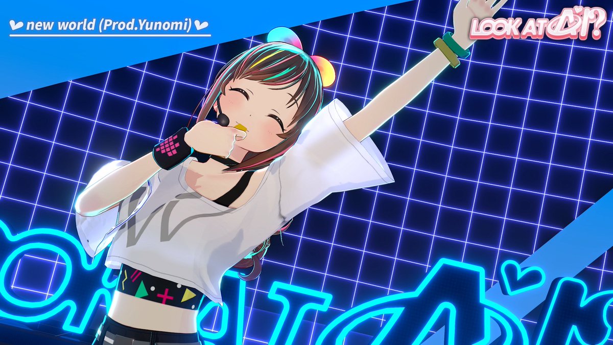 ◤#LOOKATAI? 配信中🩷🩵🤍◢ キズナアイ オンラインライブ 2026 
