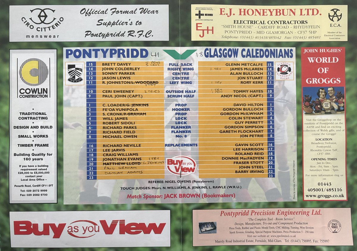 Pontypridd RFC tweet media