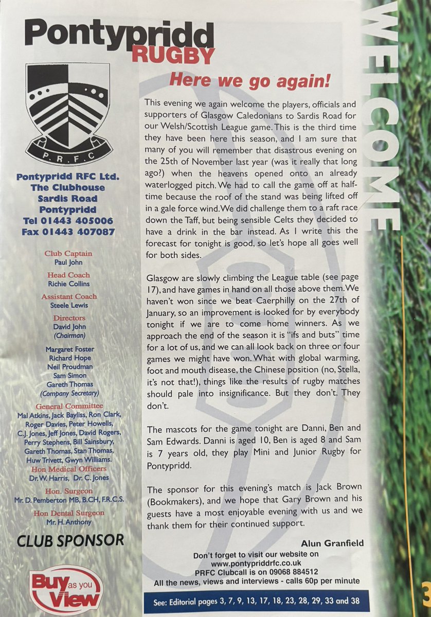 Pontypridd RFC tweet media