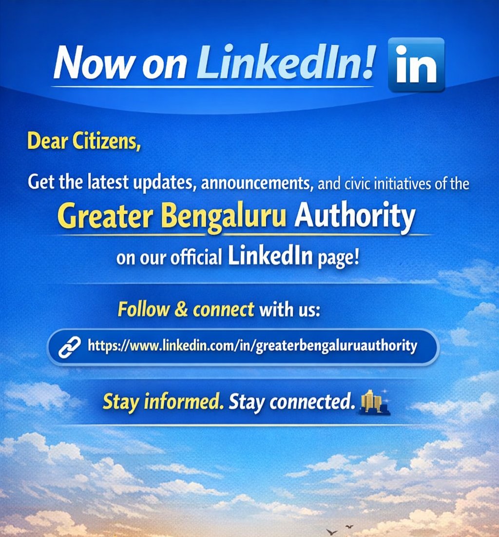 Greater Bengaluru Authority tweet media