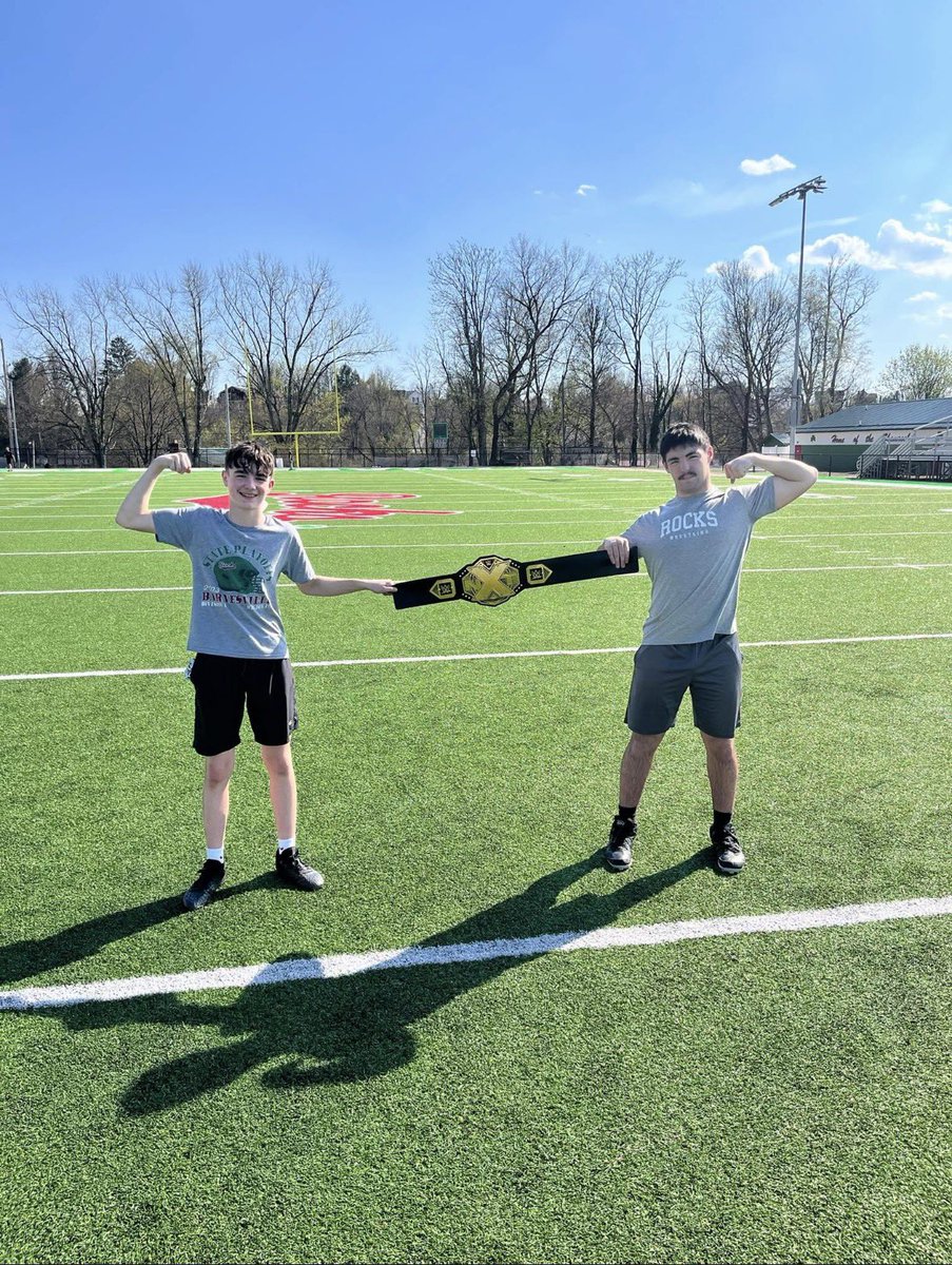 BarnesvilleFB's tweet photo. Congrats to this week’s Rock Solid Standouts:

Soph. Ridge Holiday and 7th Grader Jaxon Meade. Keep up the great work fellas! https://t.co/kTwGBz94VV