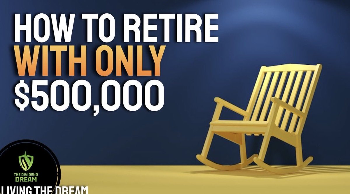 DreamDividend's tweet photo. You’re 67. 
You have $500,000 in your portfolio.

Is it enough?

Here's a detailed plan of how to retire with a $500,000 portfolio showing exact tickers 👇
https://t.co/7nNA2uJdzR https://t.co/WxpPebe5kn