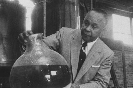 SebastianAvenue's tweet image. Happy Birthday to chemist Percy Julian, a pioneer in the chemical synthesis of medicinal drugs from plants &amp;amp; the first to synthesize the natural product physostigmine. He received more than 130 patents. He was the first Black chemist inducted into the National Academy of Sciences
