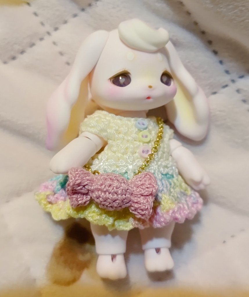 キャンディポシェット出来た！🍬

久々のりむちゃんかわいすぎてじっくりとおかお眺めちゃった☺️
 #cocoriang