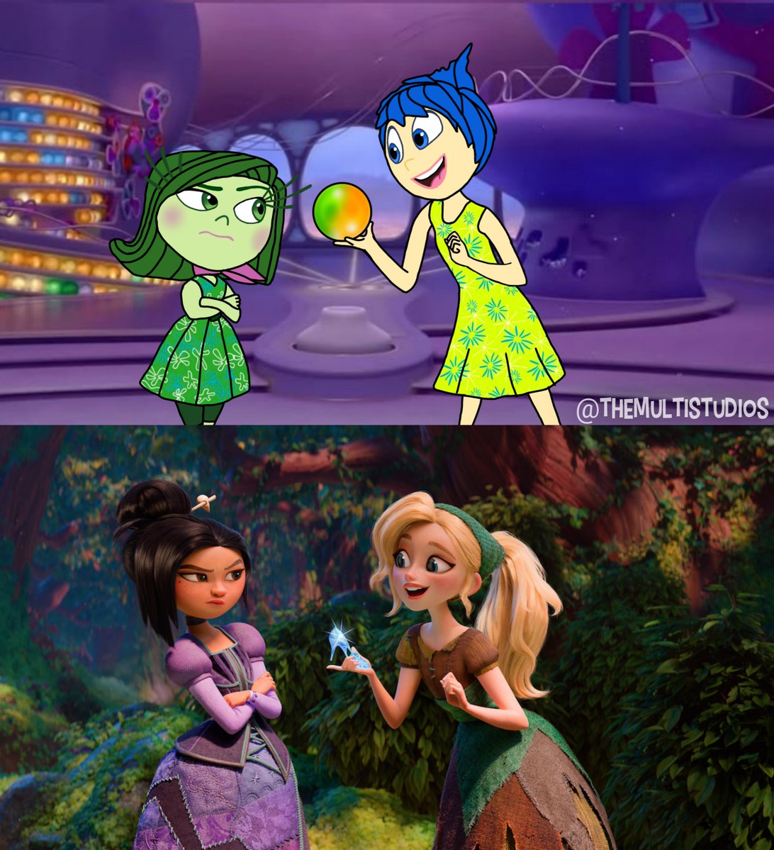 TheMultiStudios's tweet image. Joy and Disgust are like Cinderella and Lilith from Steps (2026) 💛💚

#InsideOut #InsideOut2
#Steps #StepsMovie #InsideOutJoy #InsideOutDisgust