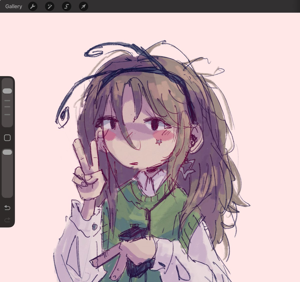 i tweeted this on priv already but hello... coloring sketches is way more fun than doing lineart