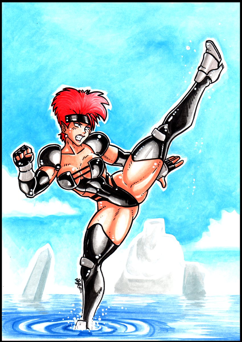 Hasselbain1's tweet photo. @InfinityArk Yo tambien soy fan de ese estilo. Y siempre trato de imitar ese aspecto "plastico" que tienen los personajes. https://t.co/Ek6kCFxLvn