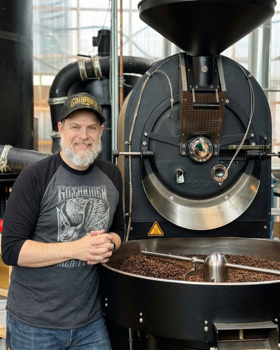 gothrider's tweet photo. 6 years ago, GothRider was just an idea.
It started with Gasoline®.

Garage → another garage → a local → now a bigger roasting space.

We grew fast and nearly lost it all twice.

3 years ago we signed a deal opening 200+ points of sale in Quebec.

GothRider is built to last. https://t.co/f6WWDaP9v9