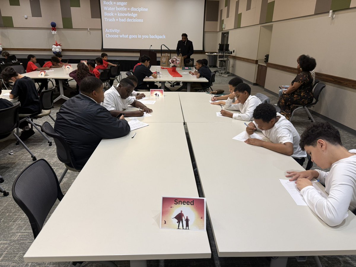Henderson_CIA's tweet photo. @AliefISD Boys’ Conference!! “Every Hero Has A Turning Point ….What Will Yours Be?”  (2nd Group) @AliefFedGrants @Aliefsneed @CIA_Landis @budewigbulldogs @ODMSMustangs @MillerMavsAISD @AliefISD_CIA https://t.co/Uv5uQtQuL5