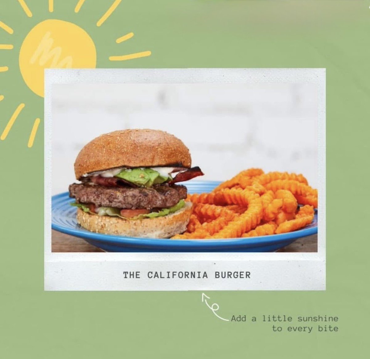 The sun is shining on this beautiful Saturday and so is this delightful California Burger. Allow your taste buds to take center stage today and treat yourself to one of our MMG Healthier Burgers. #mmgburgerbar #californiaburger #mmg #fitnessrow #fitfam  #healthyburgers #mmghtx